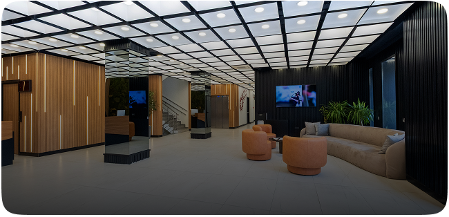 Modern, comfortable clinic interior